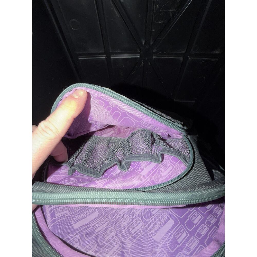 doTERRA Gray Green Purple Zip Backpack w/ Embroidered Logo, Unisex Adults - Picture 7 of 9